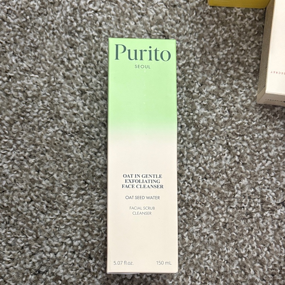Oat In Gentle Exfoliating Face Cleanser - Green and Cream